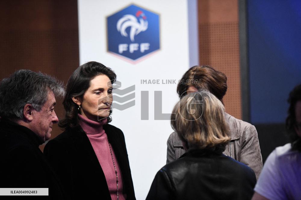 Press Conference Held for Christophe Gleizes - Paris