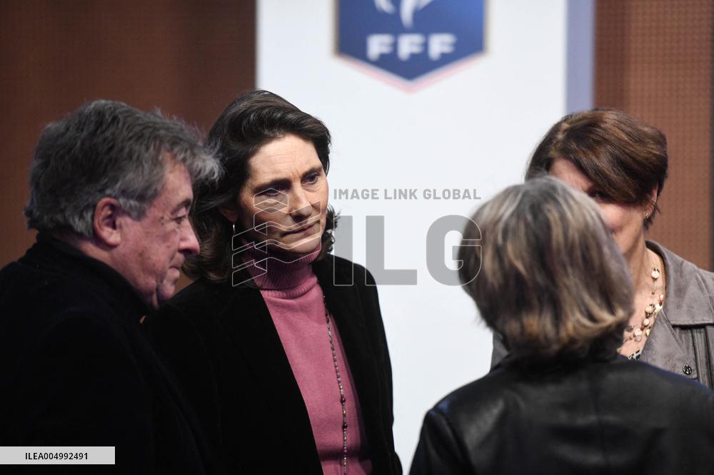 Press Conference Held for Christophe Gleizes - Paris