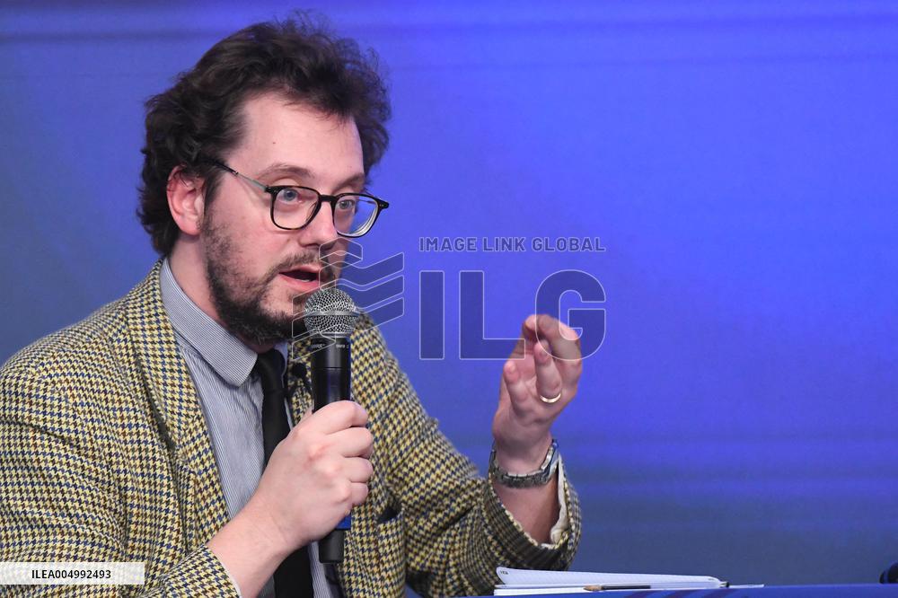 Press Conference Held for Christophe Gleizes - Paris