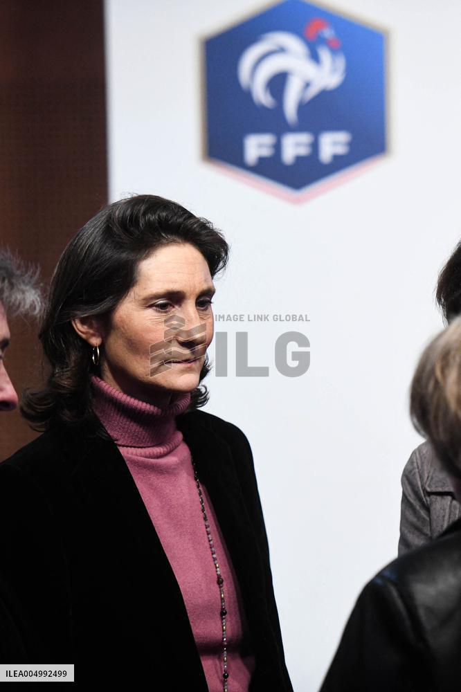 Press Conference Held for Christophe Gleizes - Paris