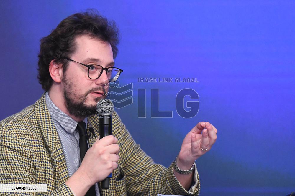 Press Conference Held for Christophe Gleizes - Paris