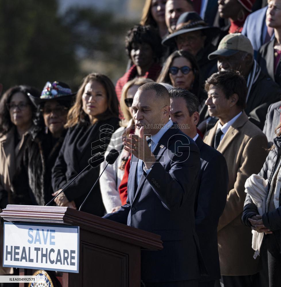 US House Democrat Save Healthcare Rally