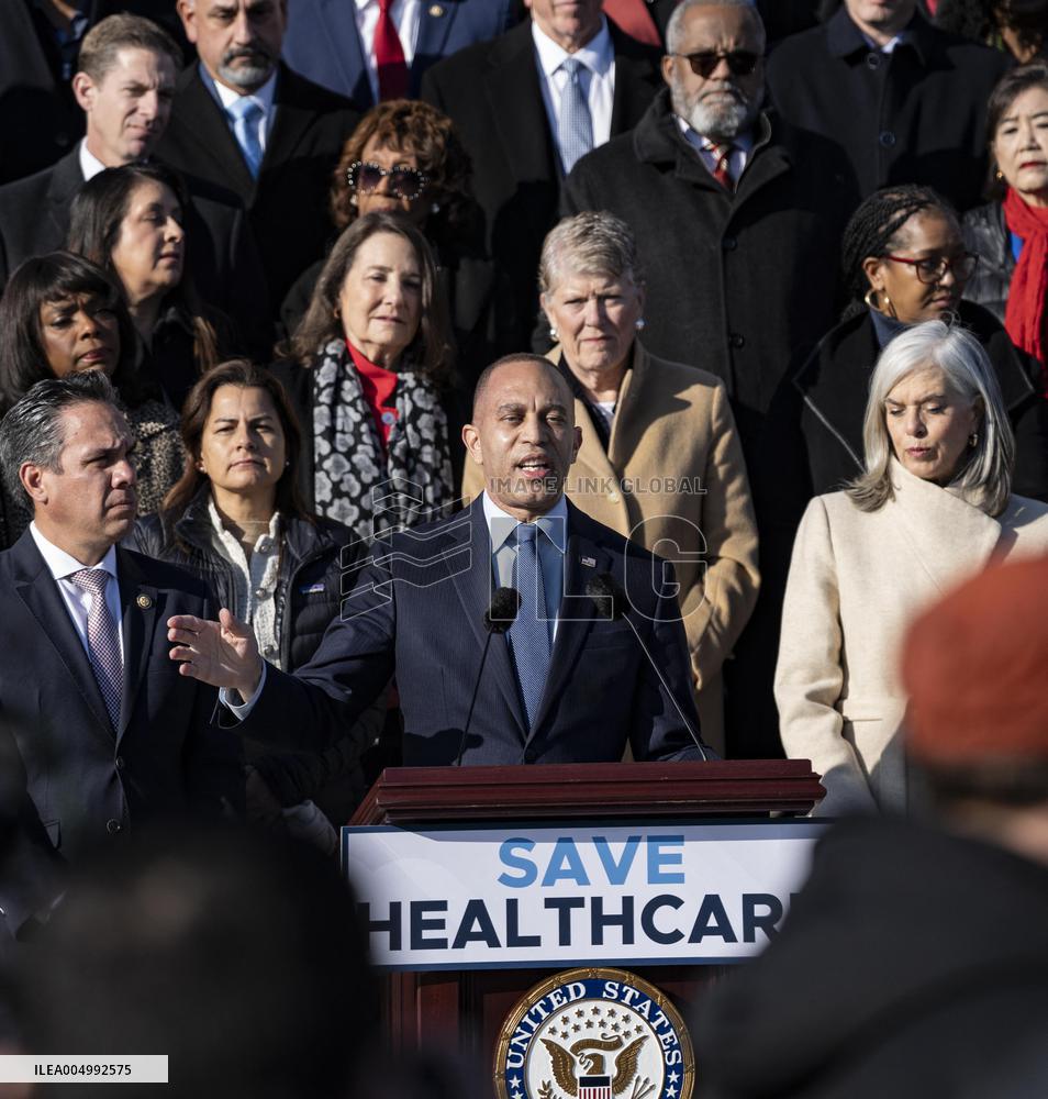 US House Democrat Save Healthcare Rally
