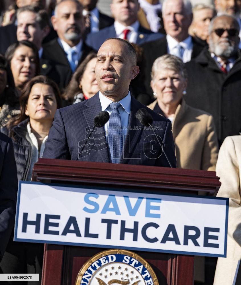 US House Democrat Save Healthcare Rally