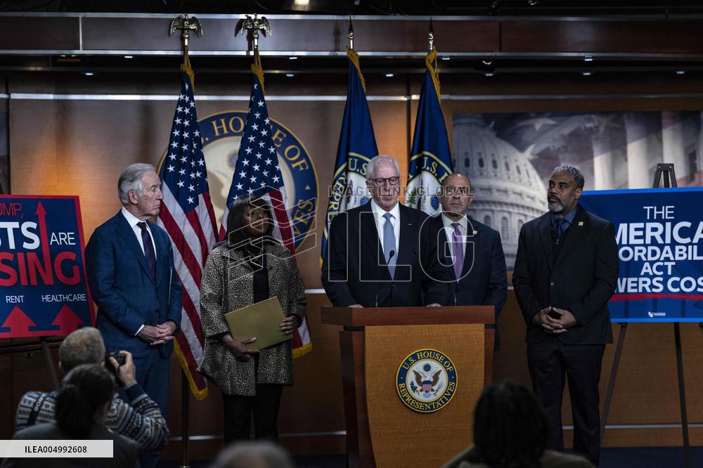 US House Democrats Press Conference on the Proposed American Affordability Bill