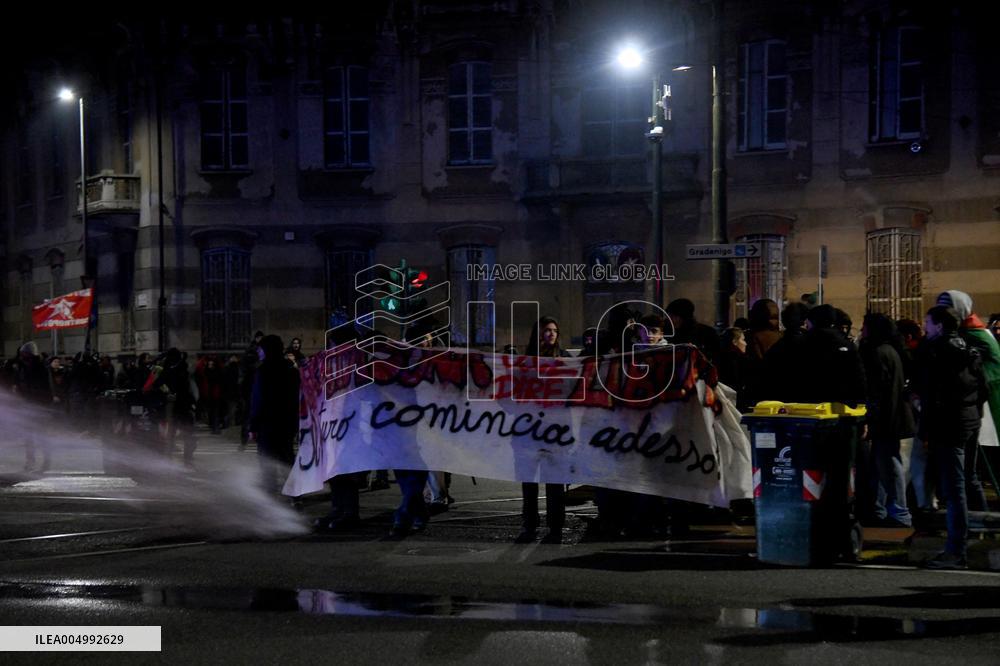 Police Clearance of Askatasuna Community Center - Turin
