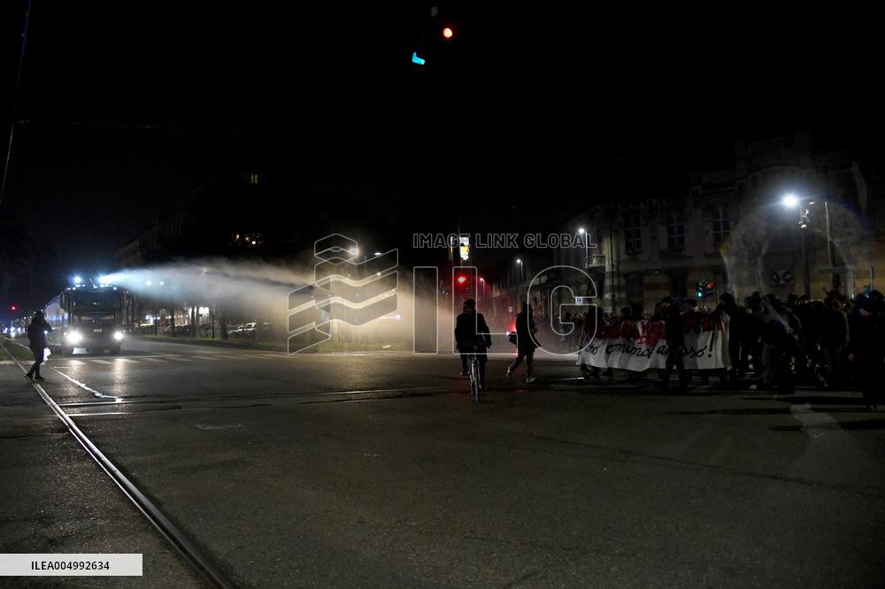 Police Clearance of Askatasuna Community Center - Turin