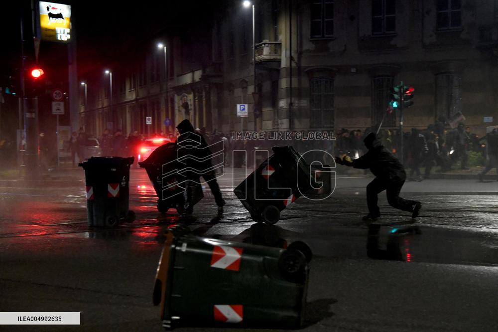 Police Clearance of Askatasuna Community Center - Turin