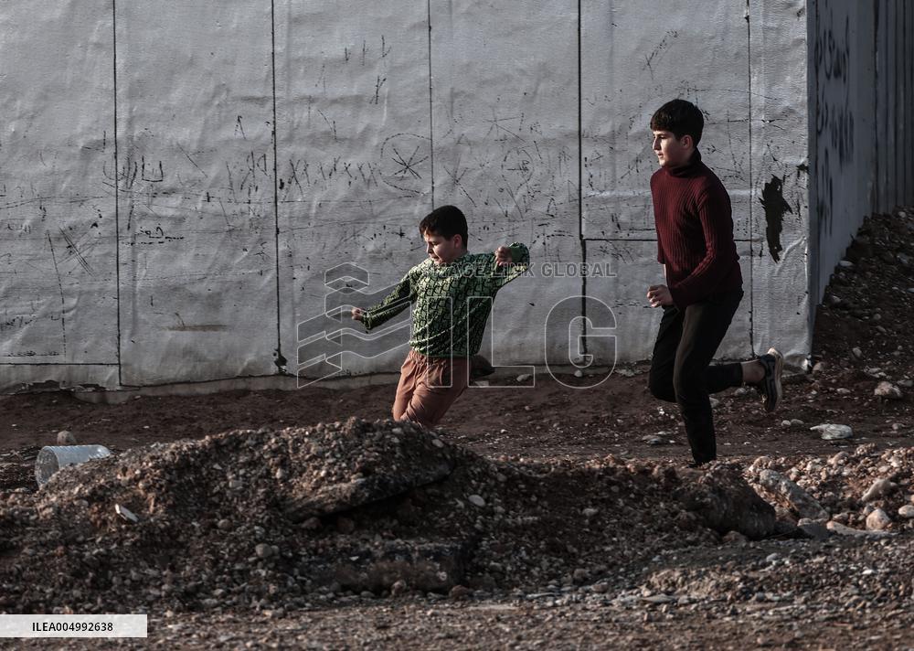 The Warmth Of Play In Erbil s Cold And Fog