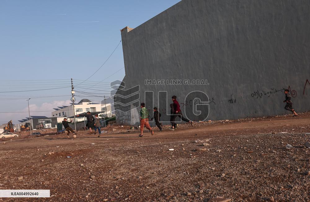 The Warmth Of Play In Erbil s Cold And Fog