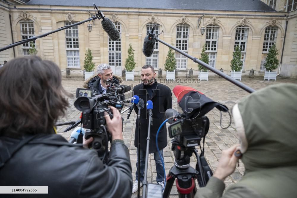 Agricultural Unions Meet French Prime Minister - Paris