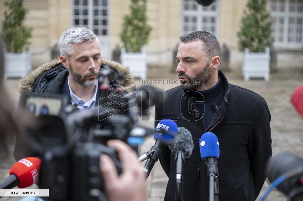 Agricultural Unions Meet French Prime Minister - Paris