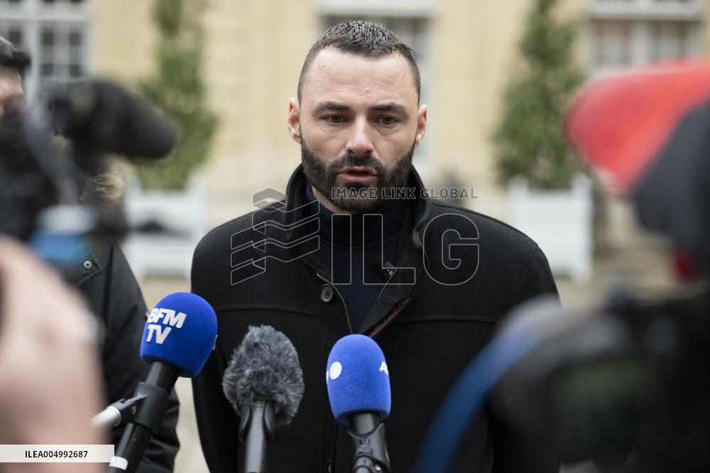 Agricultural Unions Meet French Prime Minister - Paris