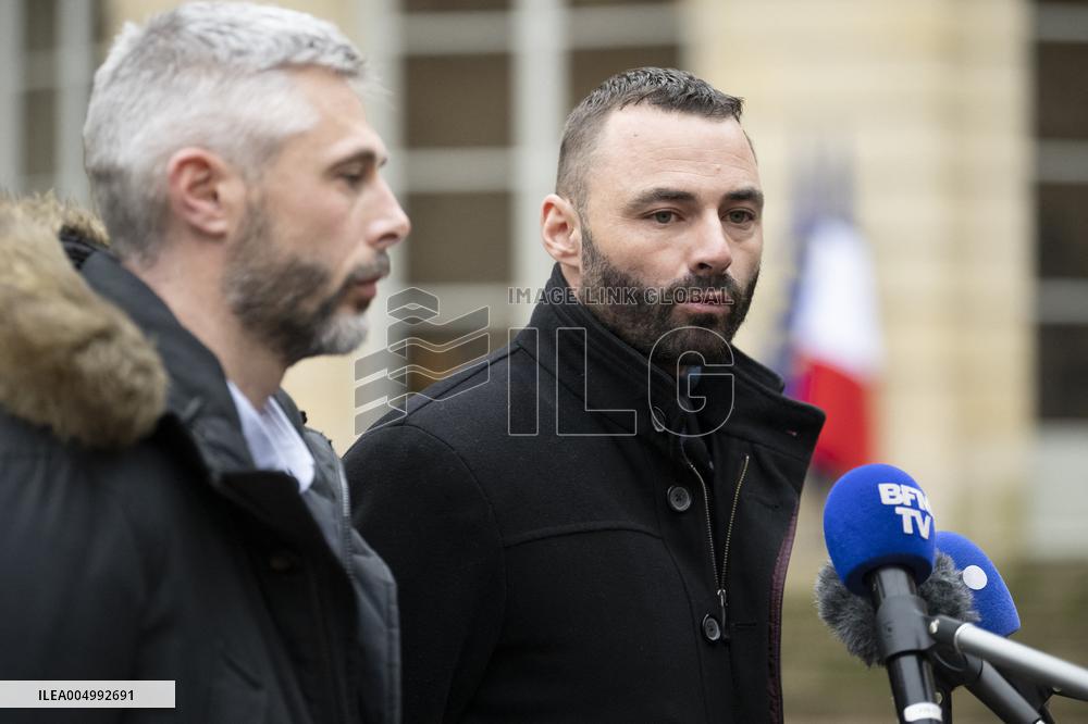 Agricultural Unions Meet French Prime Minister - Paris