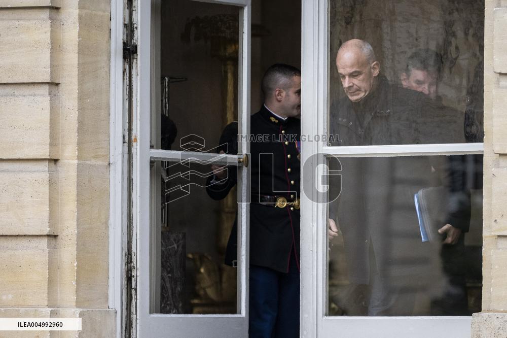 FNSEA President Arnaud Rousseau at the Hotel Matignon - Paris