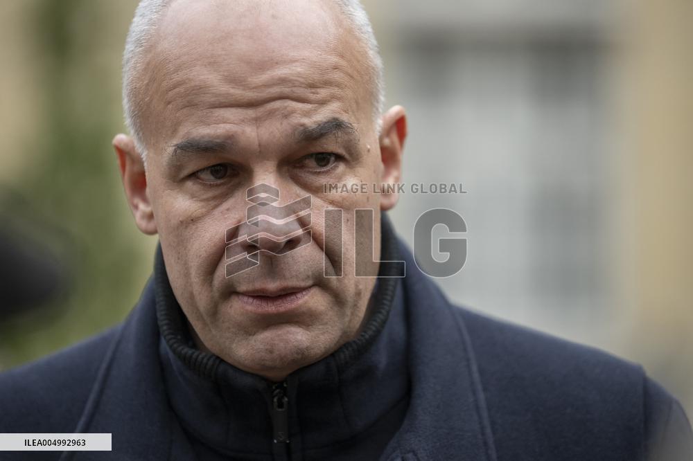 FNSEA President Arnaud Rousseau at the Hotel Matignon - Paris