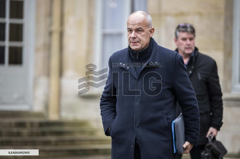 FNSEA President Arnaud Rousseau at the Hotel Matignon - Paris