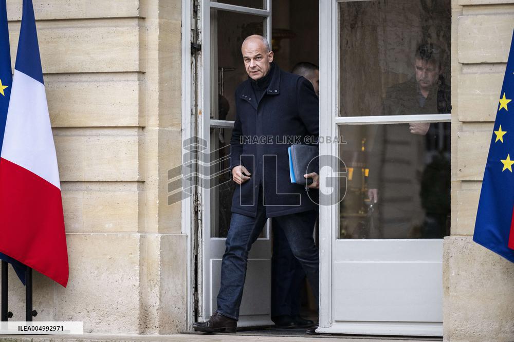 FNSEA President Arnaud Rousseau at the Hotel Matignon - Paris