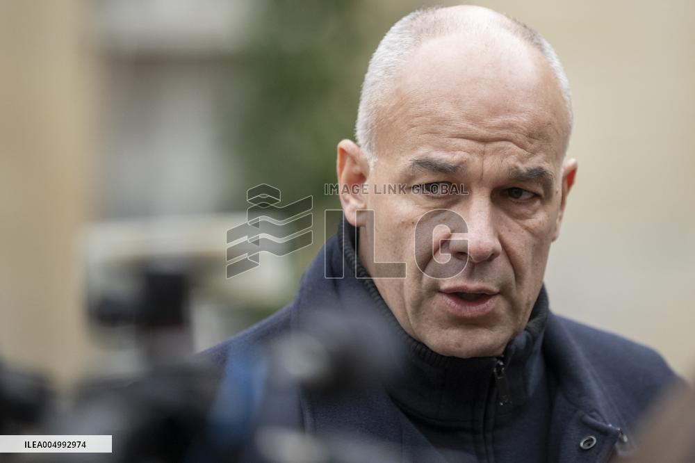 FNSEA President Arnaud Rousseau at the Hotel Matignon - Paris