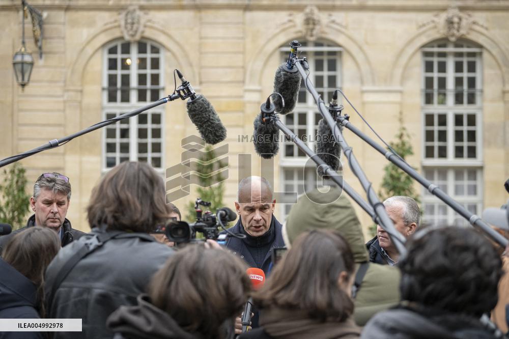 FNSEA President Arnaud Rousseau at the Hotel Matignon - Paris