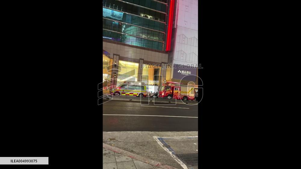 Taiwan: Knife Attack and Smoke Grenades Reported Near MRT Stations in Taipei