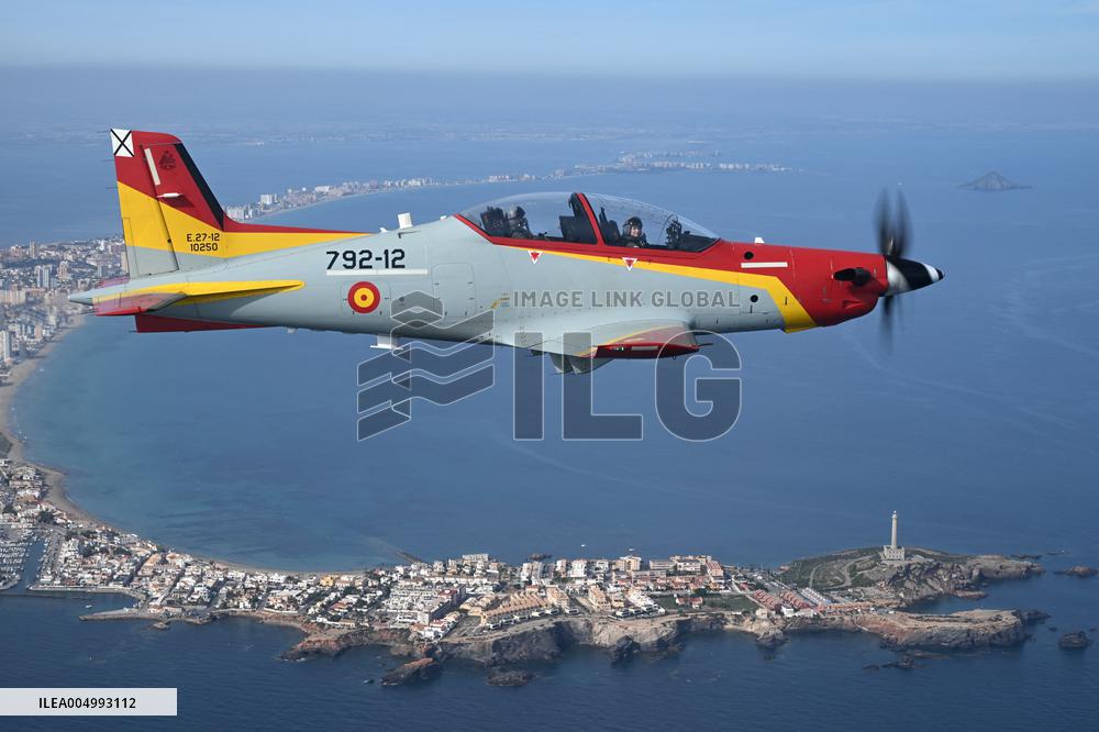 Princess Leonor Piloting A Plane - San Javier