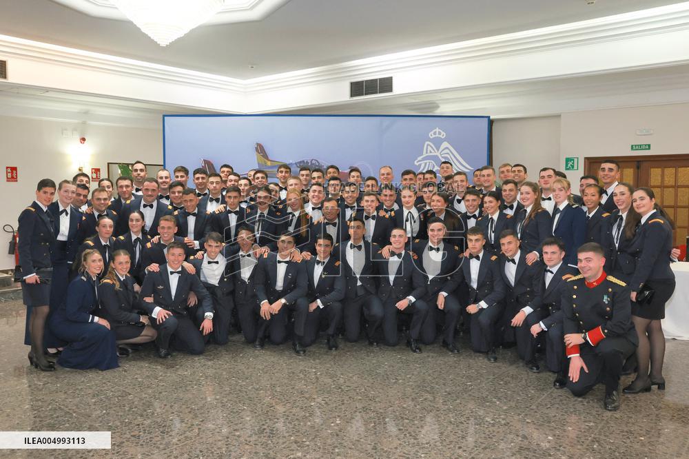 Princess Leonor Piloting A Plane - San Javier