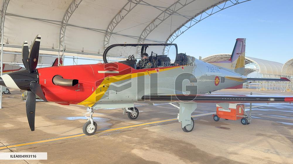 Princess Leonor Piloting A Plane - San Javier