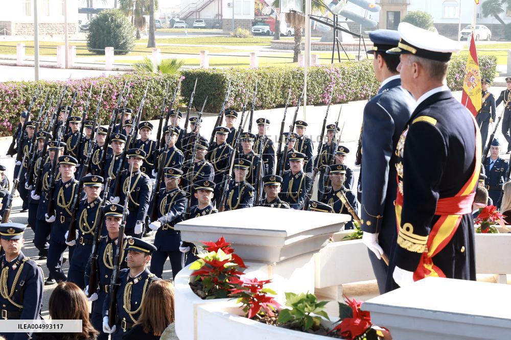 Princess Leonor Piloting A Plane - San Javier