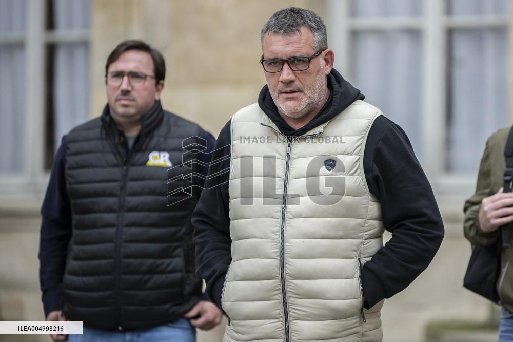 Rural Coordination President at the Hotel Matignon - Paris