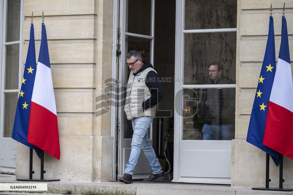 Rural Coordination President at the Hotel Matignon - Paris