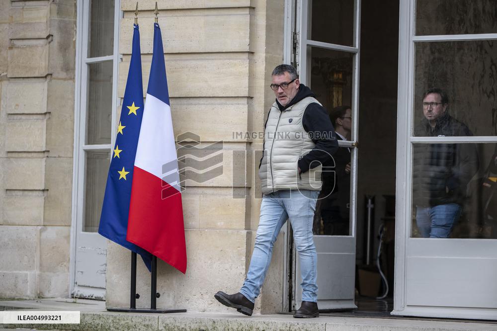 Rural Coordination President at the Hotel Matignon - Paris