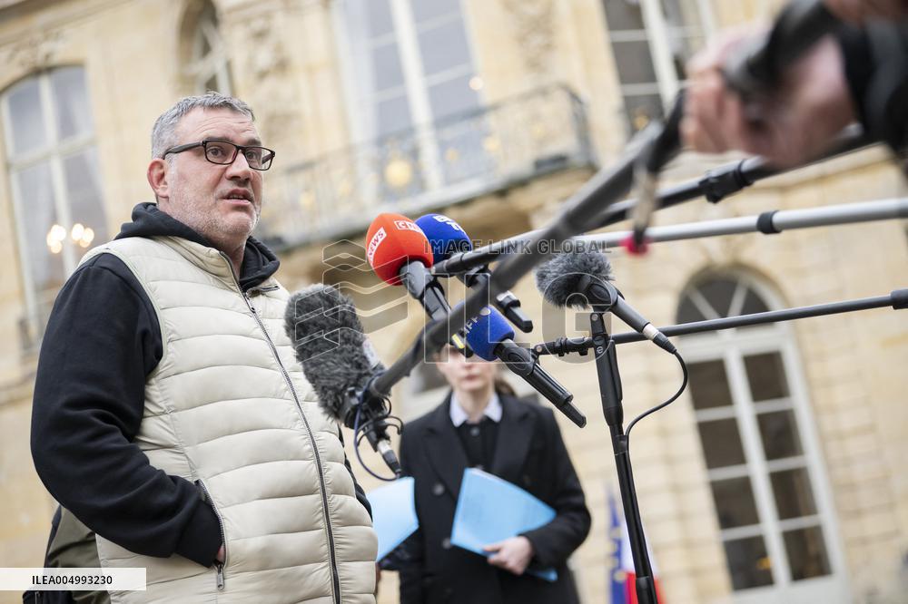 Rural Coordination President at the Hotel Matignon - Paris