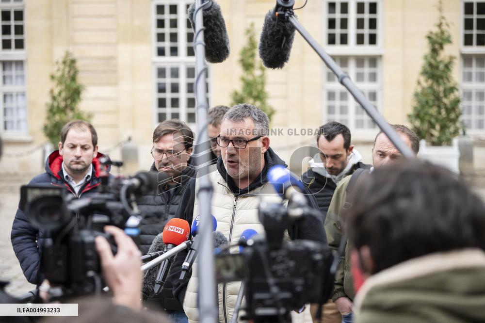Rural Coordination President at the Hotel Matignon - Paris