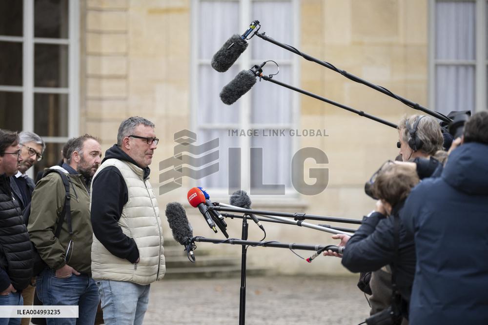 Rural Coordination President at the Hotel Matignon - Paris
