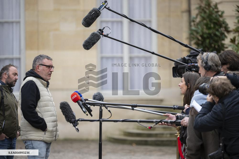 Rural Coordination President at the Hotel Matignon - Paris