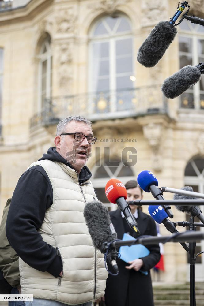 Rural Coordination President at the Hotel Matignon - Paris