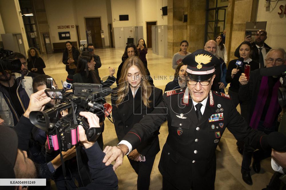 Hearing against Chiara Ferragni - Milan