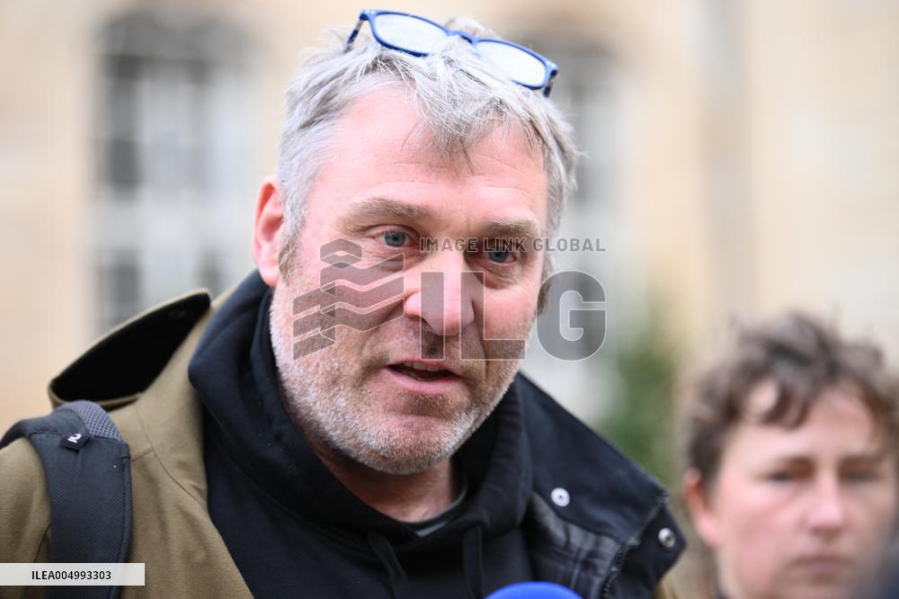 Confederation Paysanne General Secretary at the Hotel Matignon - Paris