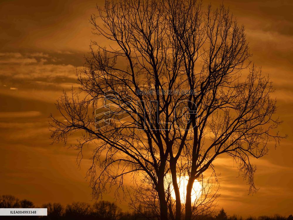 Sunset in Normandy - France