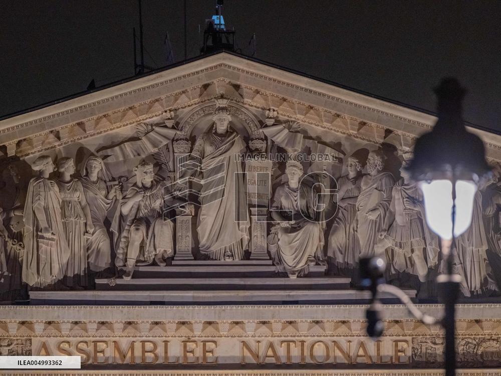 Illustration - The French National Assembly's Façade - Paris