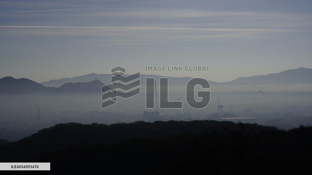 Smog Covers City On Cold Winter Morning - India