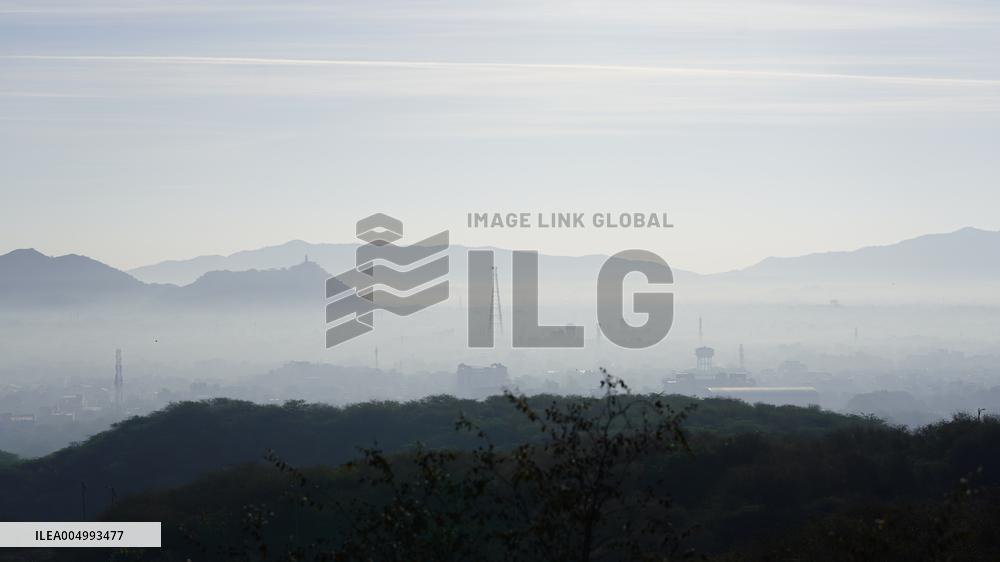 Smog Covers City On Cold Winter Morning - India