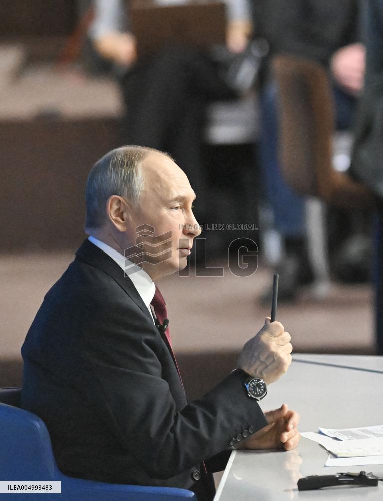 Putin's Annual Year End Press Conference - Moscow