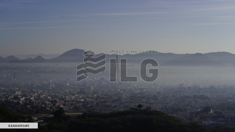 Smog Covers City On Cold Winter Morning - India