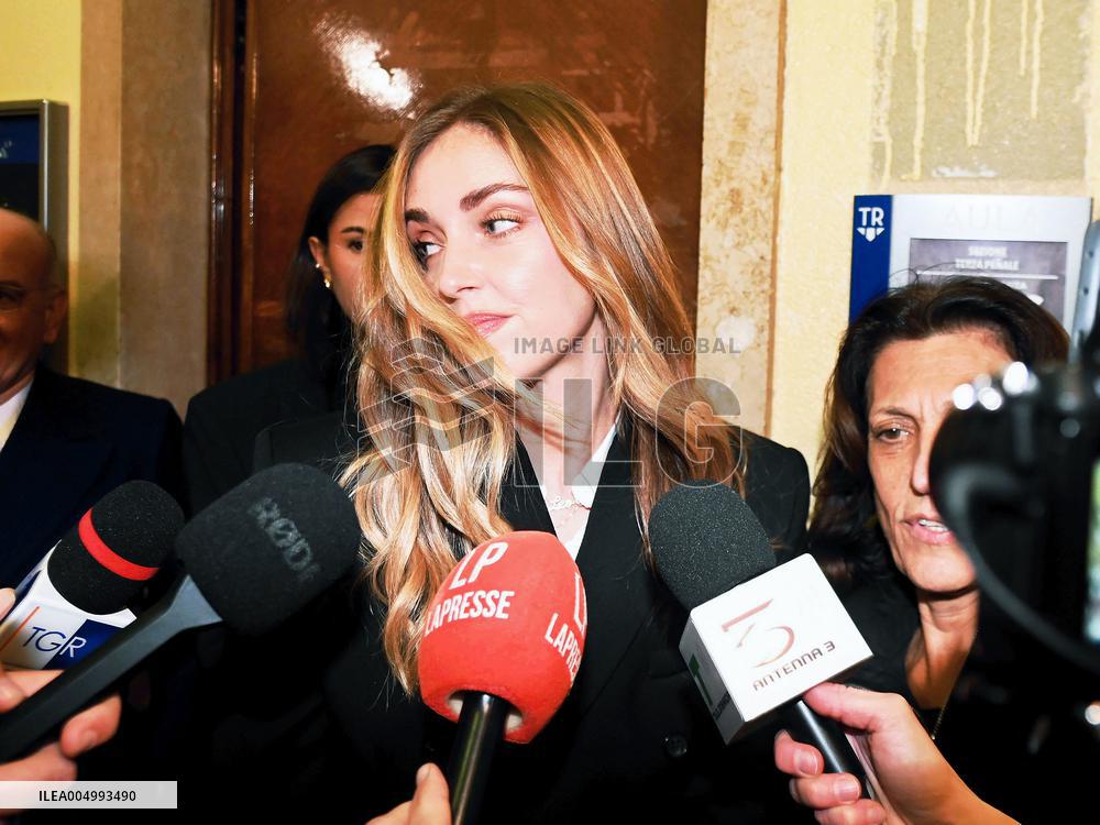 Chiara Ferragni in Court for the Pandoro Gate Trial - Milan