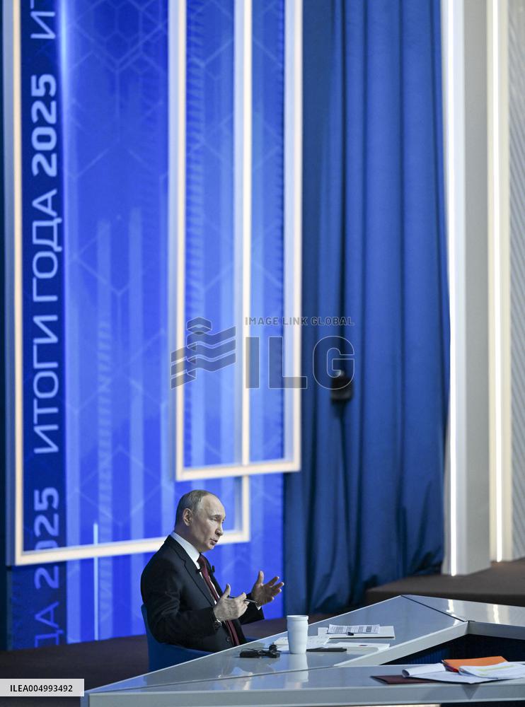 Putin's Annual Year End Press Conference - Moscow