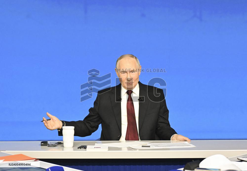 Putin's Annual Year End Press Conference - Moscow