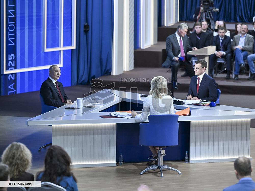 Putin's Annual Year End Press Conference - Moscow