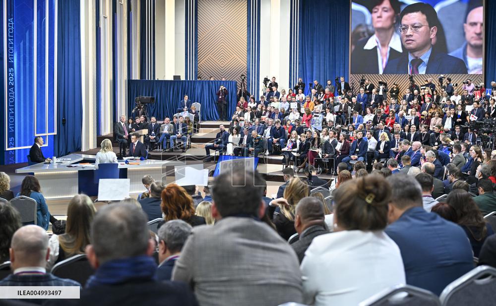 Putin's Annual Year End Press Conference - Moscow